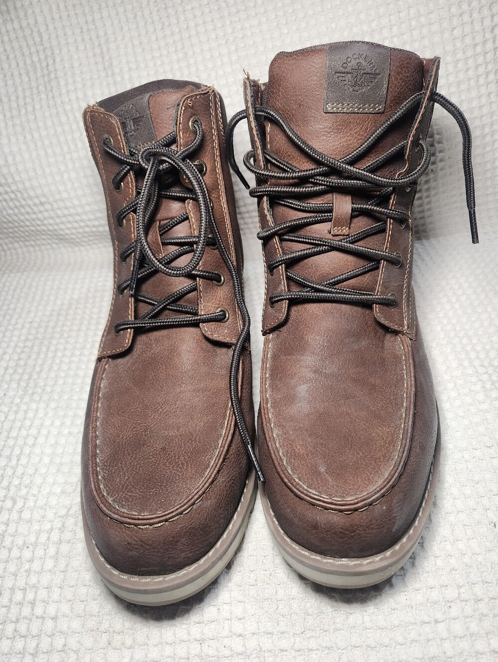 Men's Davis Moc-Toe Lace Up Boot Size 13 Like New